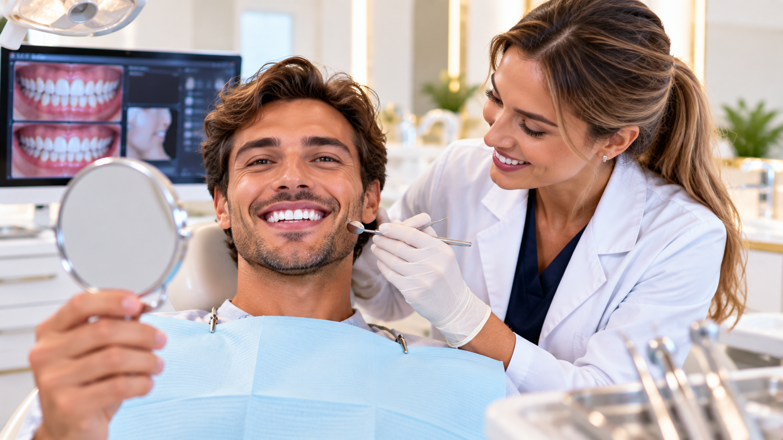 Revisión del resultado de un tratamiento de estética dental